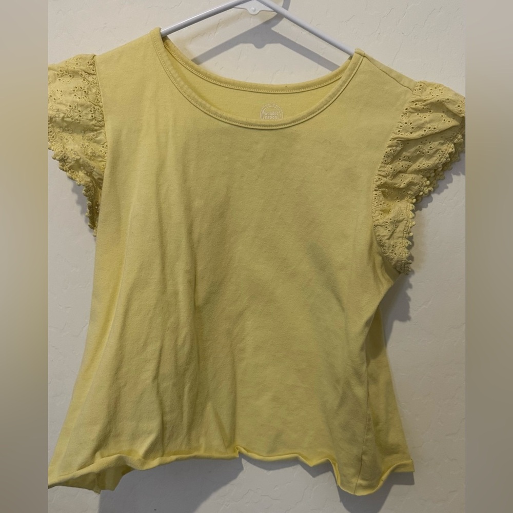 Yellow thrifted shirt